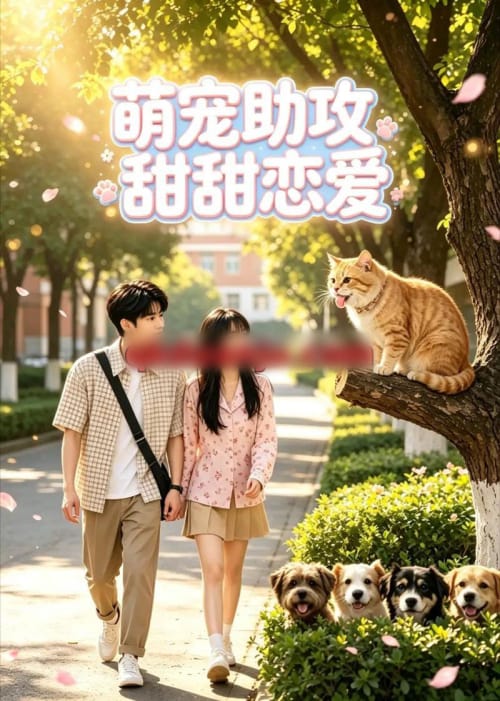 萌宠助攻甜甜恋爱（30集全）AI短剧-海之城短剧项目