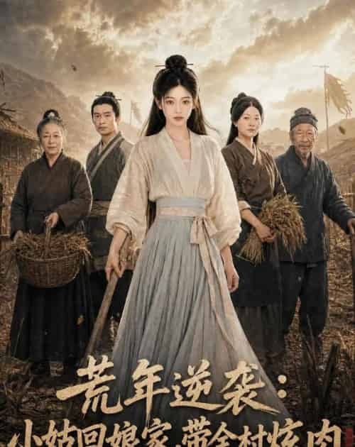 荒年逆袭：小姑回娘家，带全村炫肉（95集全）AI-海之城短剧项目