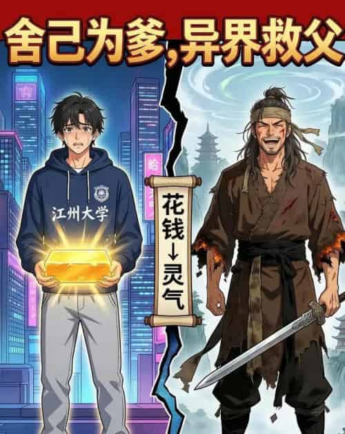 舍己为爹，异界救父（30集全）漫剧-海之城短剧项目