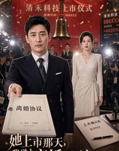 她上市那天，我递上离婚协议（39集全）AI-海之城短剧项目