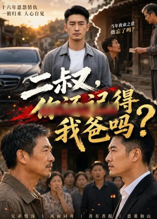 二叔，你还记得我爸吗（55集全）AI短剧-海之城短剧项目