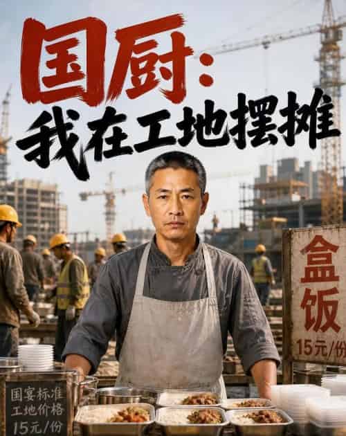 国厨：我在工地摆摊（58集全）AI-海之城短剧项目