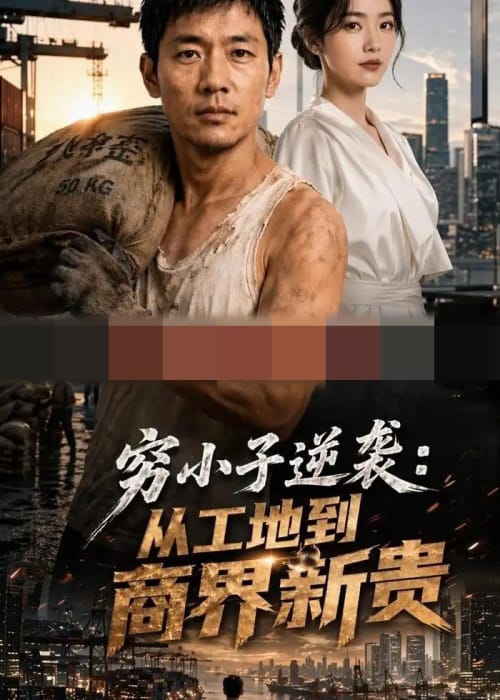 穷小子逆袭：从工地到商界新贵（61集全） AI短剧-海之城短剧项目