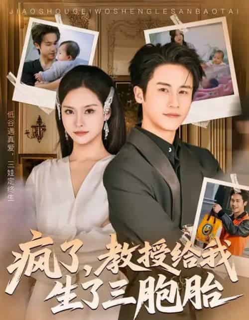 疯了，教授给我生了三胞胎（79集全）孙航＆李苗苗-海之城短剧项目