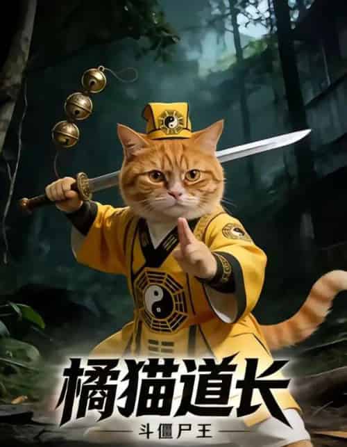 橘猫道长斗僵尸王（33集全）AI-海之城短剧项目