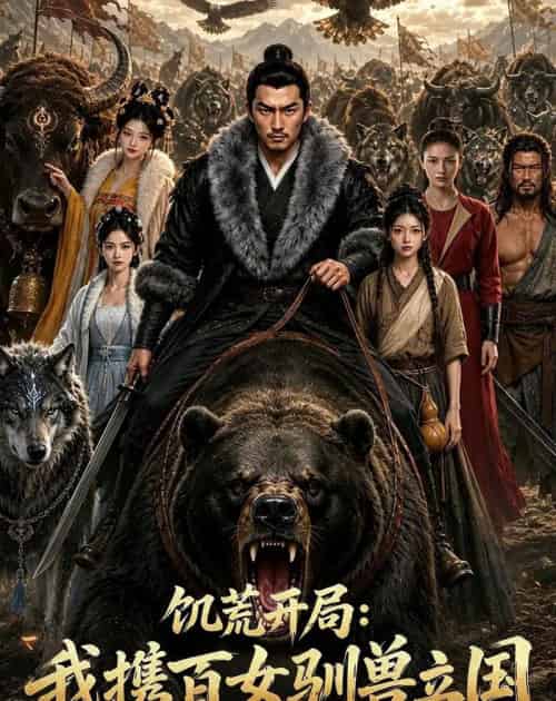 饥荒开局：我携百女驯兽立国（66集全）AI-海之城短剧项目