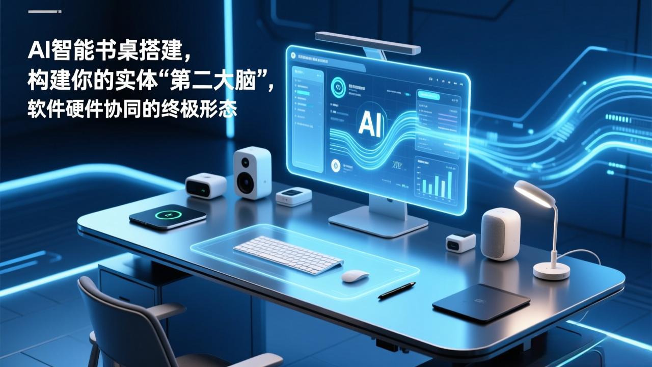 AI智能书桌搭建，构建你的实体“第二大脑”，软件硬件协同的终极形态-海之城短剧项目