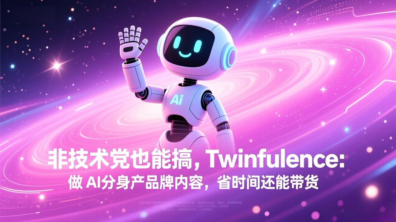 非技术党也能搞!Twinfluence:做 AI 分身产品牌内容,省时间还能带货-海之城短剧项目