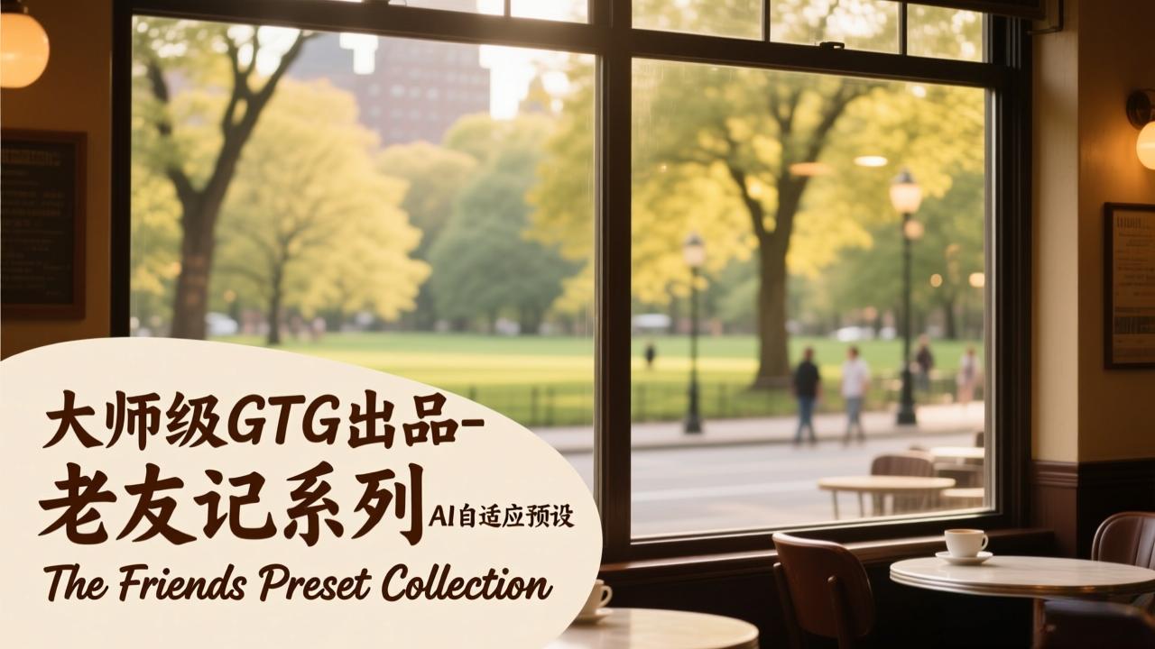 大师级GTG出品-老友记系列AI自适应预设The Friends Preset Collection-海之城短剧项目