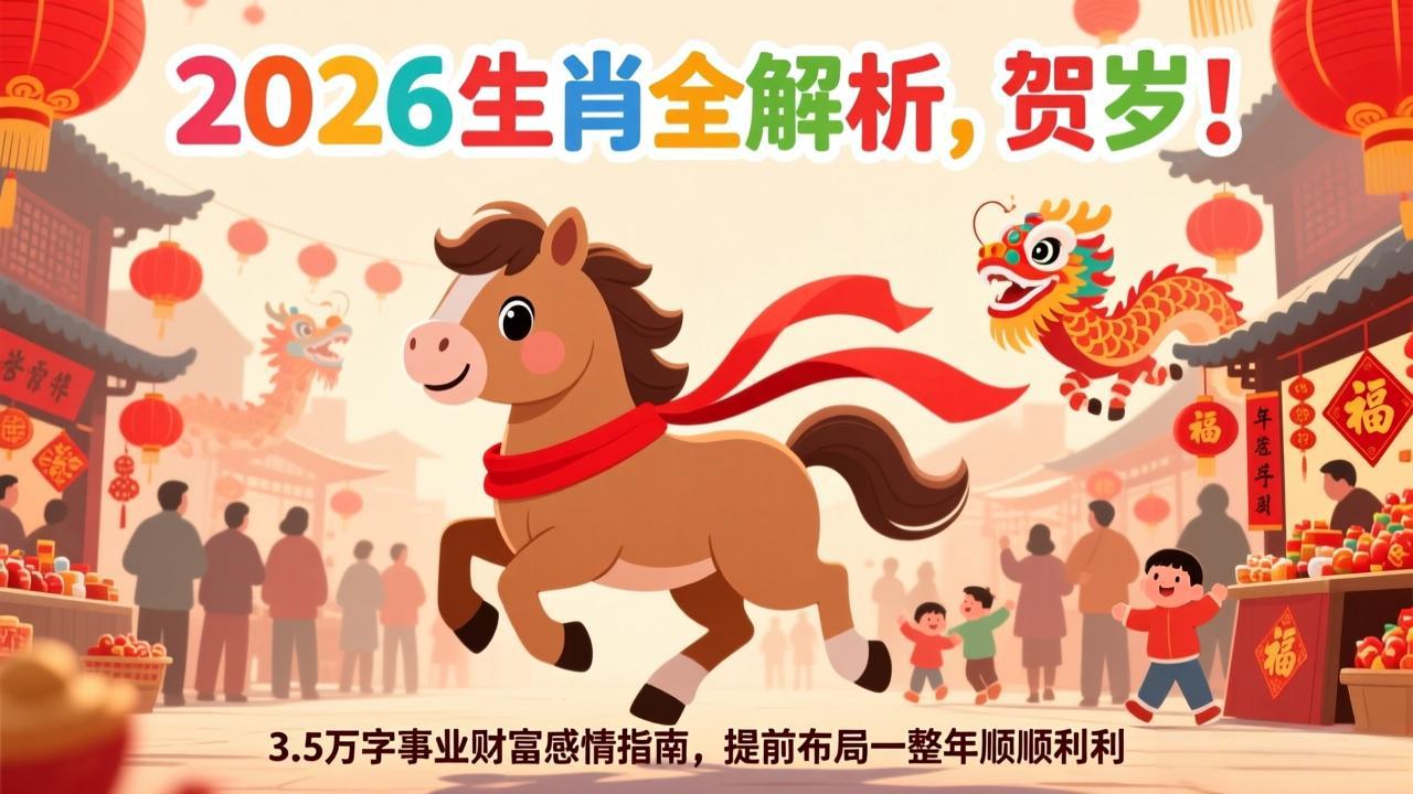 付费文章：贺岁！2026生肖全解析，3.5万字事业财富感情指南，提前布局一整年顺顺利利-海之城短剧项目