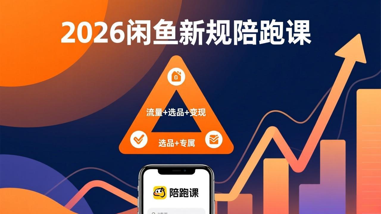 2026闲鱼高阶陪跑课全新上线，带你吃透新规玩转选品流量，从零搭建稳定变现盈利体系-海之城短剧项目