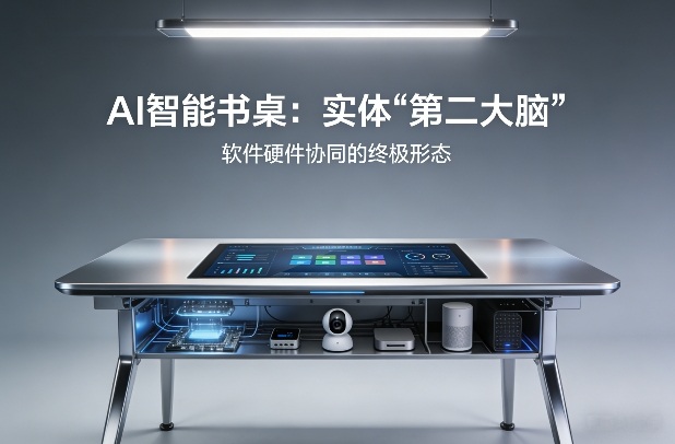 AI智能书桌搭建，构建你的实体“第二大脑”，软件硬件协同的终极形态-海之城短剧项目