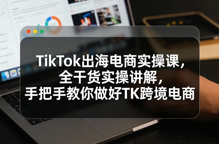 TikTok出海电商实操课，全干货实操讲解，手把手教你做好TK跨境电商-海之城短剧项目