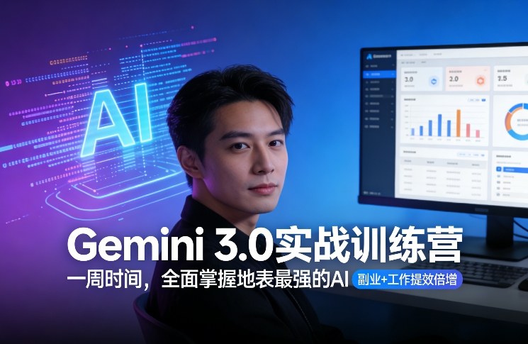 Gemini 3.0实战训练营，一周时间，全面掌握地表最强的AI，副业+工作提效倍增（更新）-海之城短剧项目