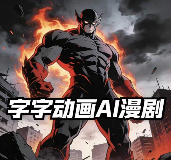 字字动画AI漫剧2026年第1期系统课程，小白看完就能学会实操的漫剧课，单人月收1-3W-海之城短剧项目