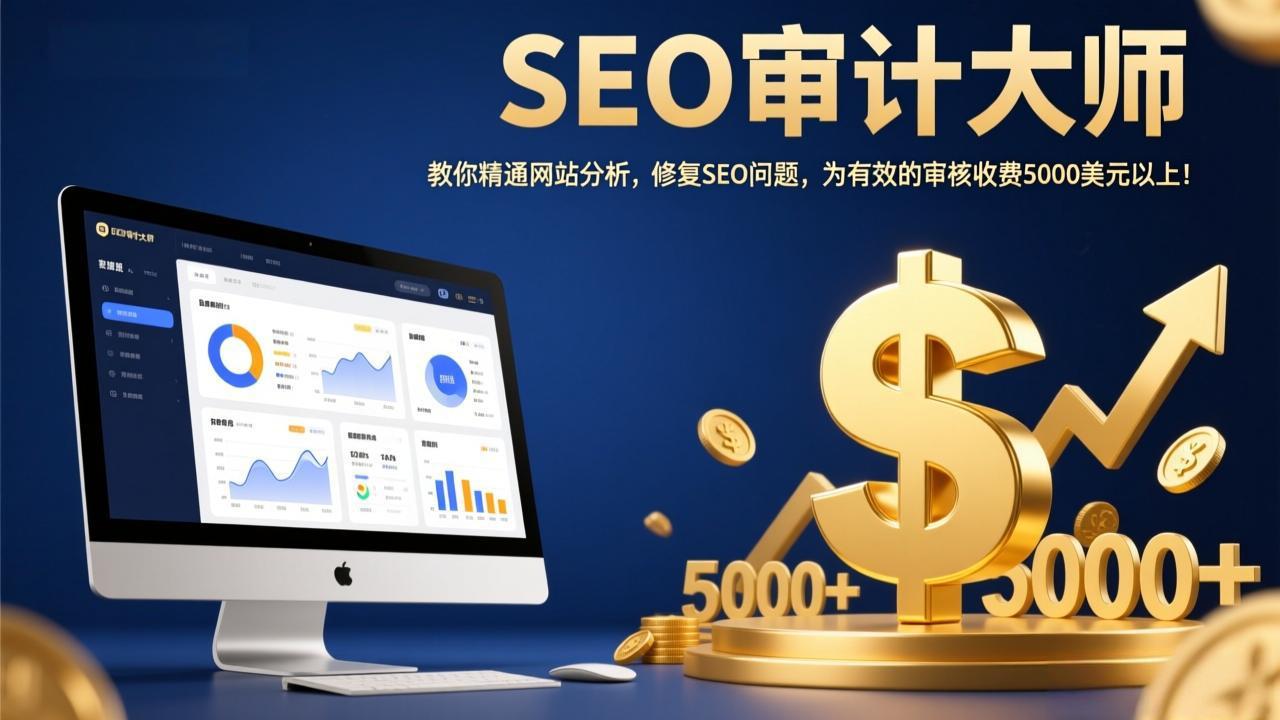 SEO审计大师：教你精通网站分析，修复SEO问题，为有效的审核收费5000美元以上！-海之城短剧项目