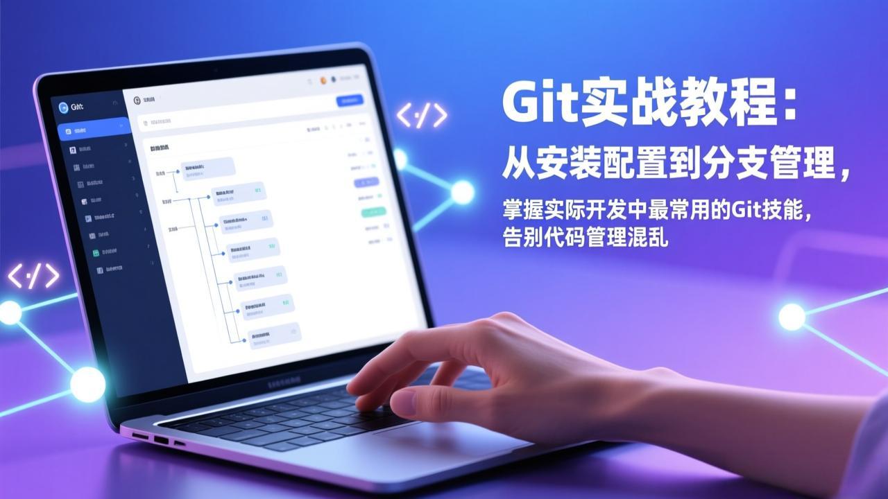 Git实战教程：从安装配置到分支管理，掌握实际开发中最常用的Git技能，告别代码管理混乱-海之城短剧项目