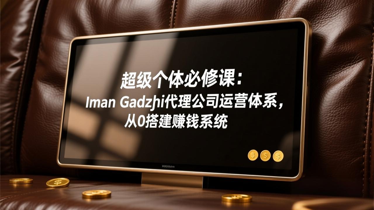 超级个体必修课：Iman Gadzhi代理公司运营体系，从0搭建赚钱系统-海之城短剧项目