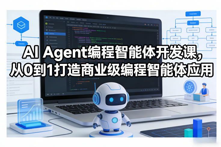 AI Agent编程智能体开发课，从0到1打造商业级编程智能体应用-海之城短剧项目