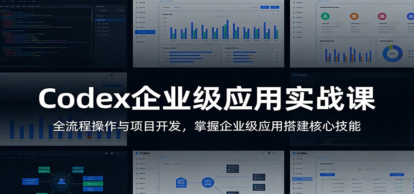 Codex企业级应用实战课：全流程操作与项目开发，掌握企业级应用搭建核心技能-海之城短剧项目