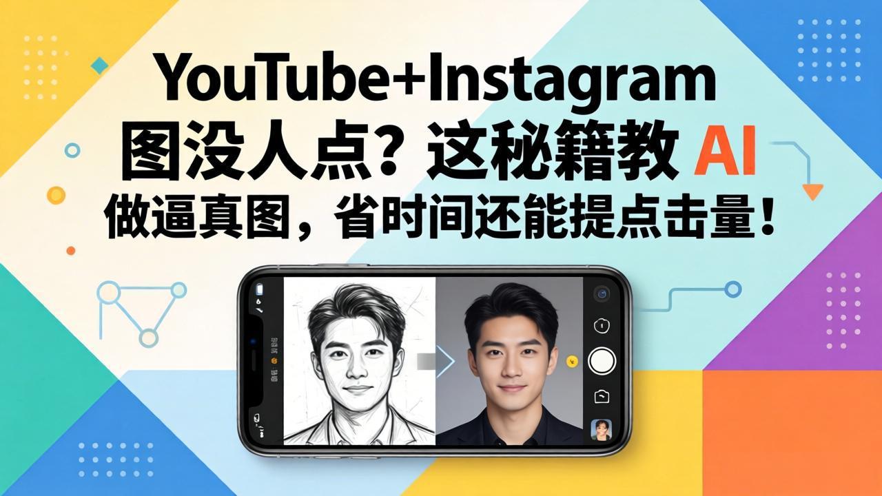 YouTube+Instagram 图没人点？这秘籍教 AI 做逼真图，省时间还能提点击量-海之城短剧项目