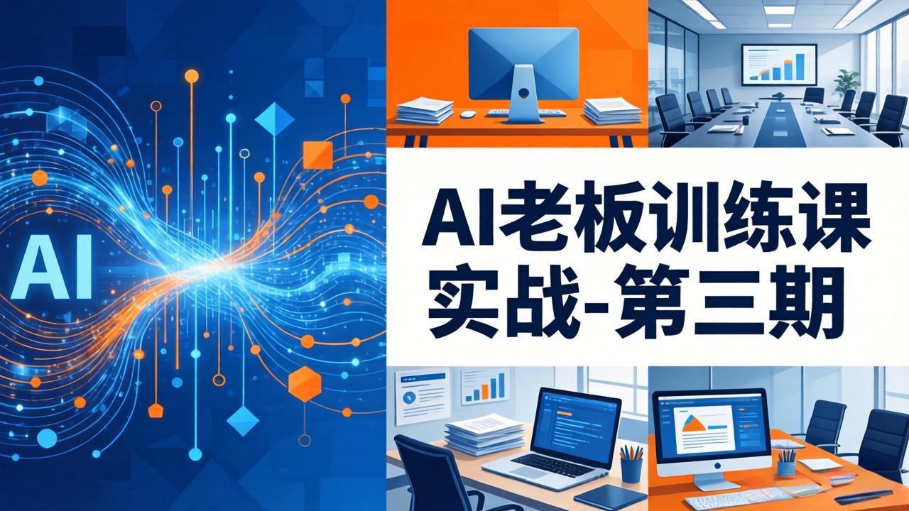AI老板训练课实战-第三期：AI+内容应用落地教学，从0到1打通AI变现完整路径-海之城短剧项目
