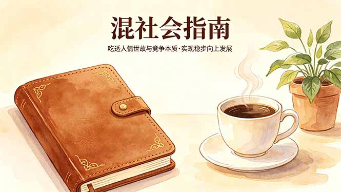 付费文章：混社会指南，吃透人情世故与竞争本质，实现稳步向上发展-海之城短剧项目