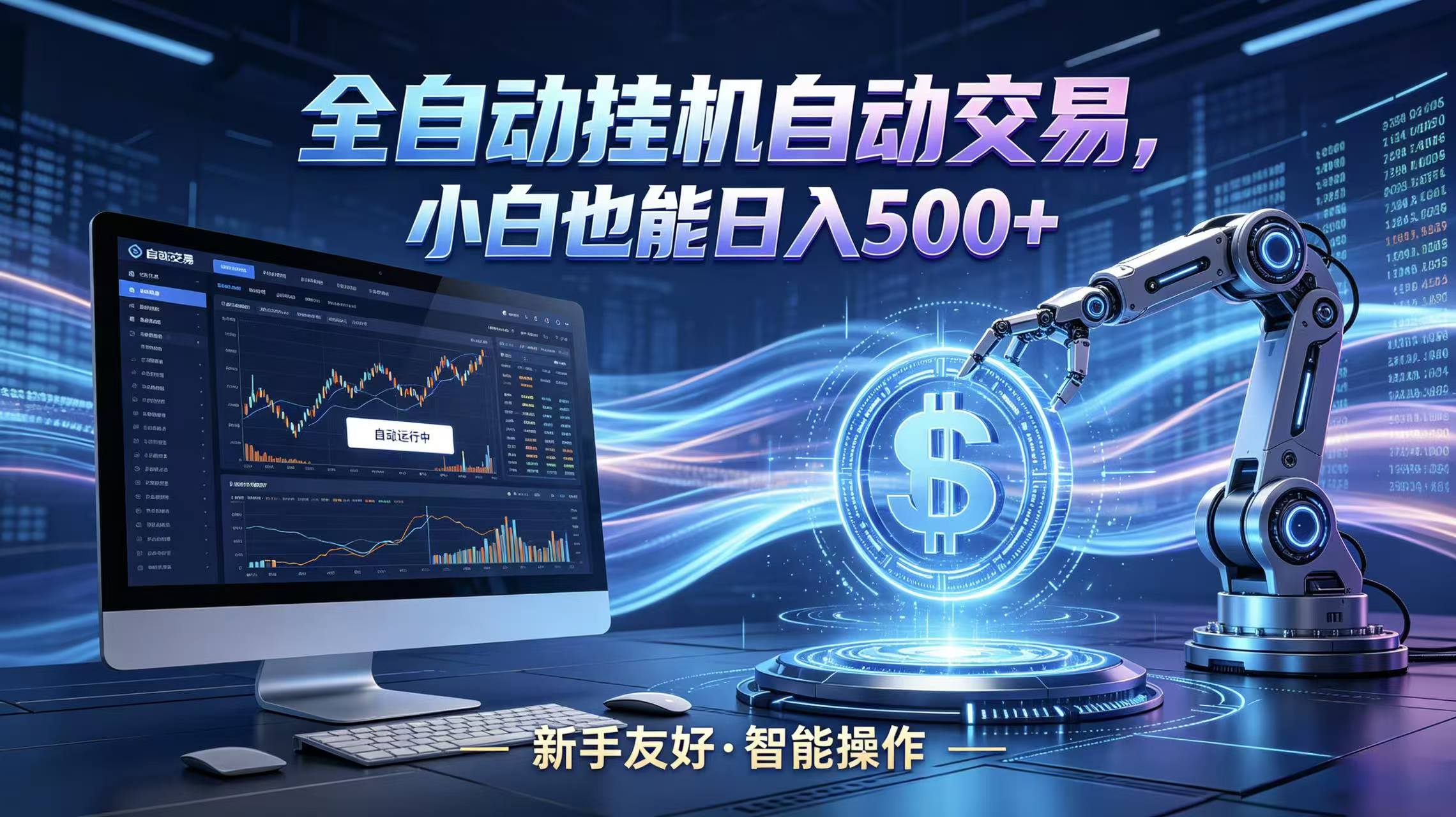 全新智能化交易助手，傻瓜式操作，小白也能快速上手，轻松实现日入500+-海之城短剧项目