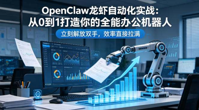 OpenClaw龙虾自动化实战：从0到1打造你的全能办公机器人，立刻解放双手，效率直接拉满-海之城短剧项目