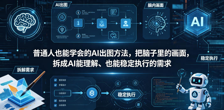 普通⼈也能学会的AI出图⽅法，把脑子里的画面，拆成AI能理解、也能稳定执行的需求【文档】-海之城短剧项目
