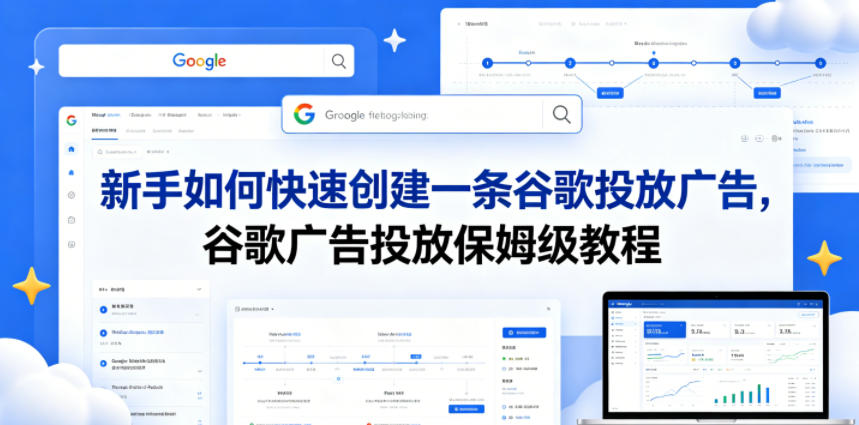 新手如何快速创建一条谷歌投放广告，谷歌广告投放保姆级教程-海之城短剧项目