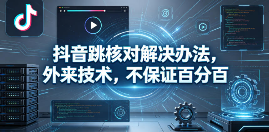 抖音跳核对解决办法，外来技术，不保证百分百-海之城短剧项目