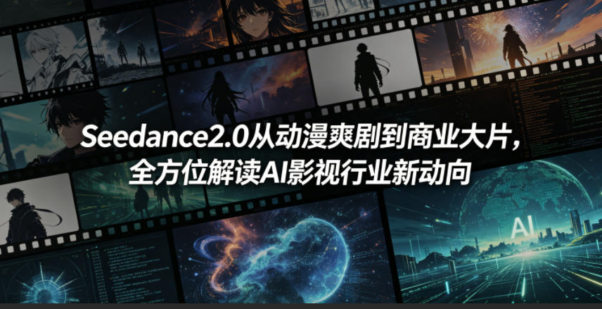 Seedance2.0从动漫爽剧到商业大片，全方位解读AI影视行业新动向-海之城短剧项目