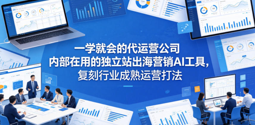 一学就会的代运营公司内部在用的独立站出海营销AI工具，复刻行业成熟运营打法-海之城短剧项目