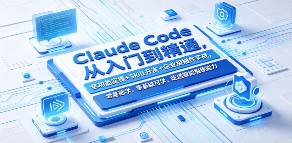 Claude Code从入门到精通，全功能实操+Skill开发+企业级插件实战，零基础可学，吃透智能编程全能力-海之城短剧项目
