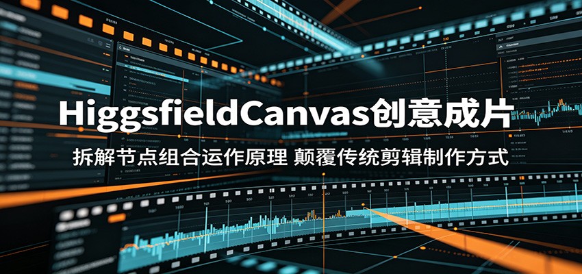 HiggsfieldCanvas创意成片：拆解节点组合运作原理，颠覆传统剪辑制作方式-海之城短剧项目