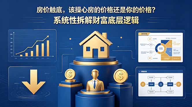 付费文章：房价触底，该操心房的价格还是你的价格？系统性拆解财富底层逻辑-海之城短剧项目