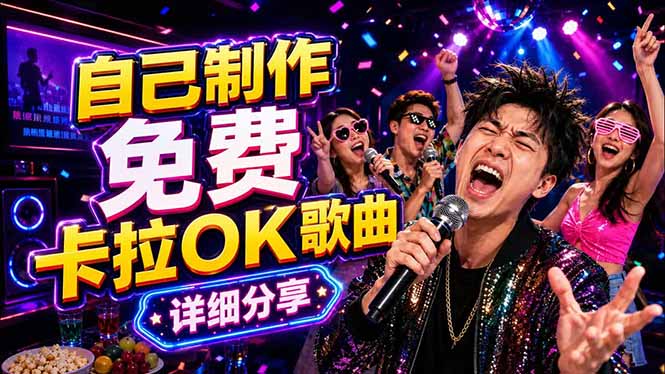免费卡拉OK歌曲制作全攻略：音轨分离字幕制作，零基础快速做出专业K歌视频-海之城短剧项目