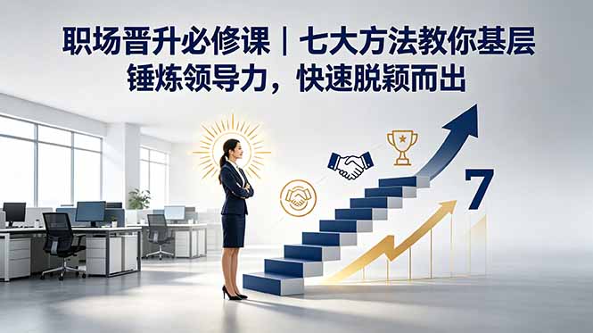 付费文章：职场晋升必修课｜七大方法教你基层锤炼领导力，快速脱颖而出-海之城短剧项目