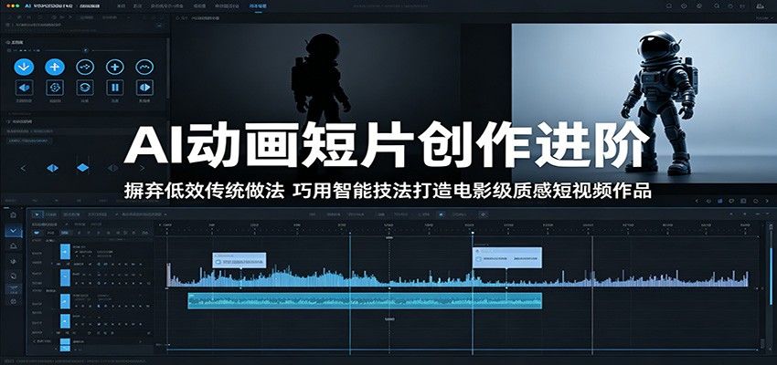AI动画短片创作进阶：摒弃低效传统做法，巧用智能技法打造电影级质感短视频作品-海之城短剧项目