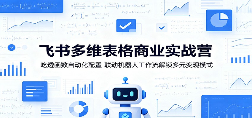 飞书多维表格商业实战营：吃透函数自动化配置，联动机器人工作流解锁多元变现模式-海之城短剧项目