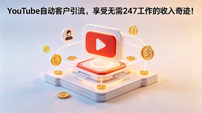 YouTube 自动客户引流，享受无需 247 工作的收入奇迹！【原创双语字幕】-海之城短剧项目
