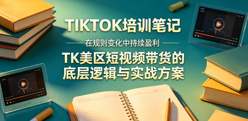 视界跨境TIKTOK4月17培训笔记，在规则变化中持续盈利，TK美区短视频带货的底层逻辑与实战方案【文档】-海之城短剧项目