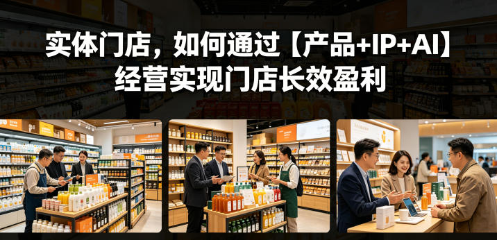 实体门店，如何通过【产品+IP+AI】经营实现门店长效盈利-海之城短剧项目
