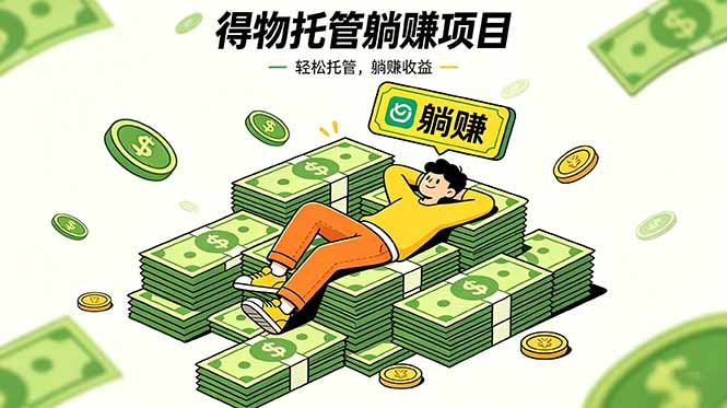 26年6月必做！得物视频激励项目，全自动运营单号月利润3600+-海之城短剧项目