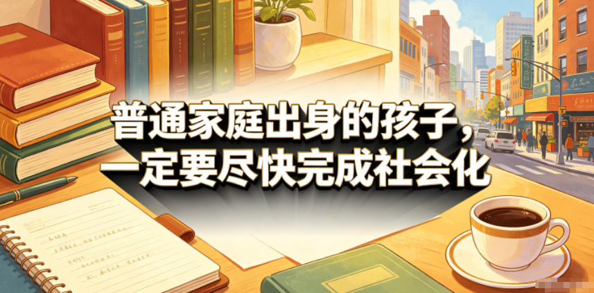 付费文章：普通家庭出身的孩子，一定要尽快完成社会化-海之城短剧项目