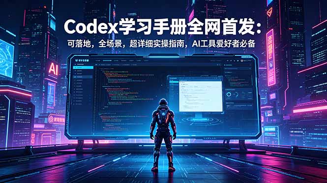 Codex学习手册全网首发：可落地，全场景，超详细实操指南，AI工具爱好者必备-海之城短剧项目
