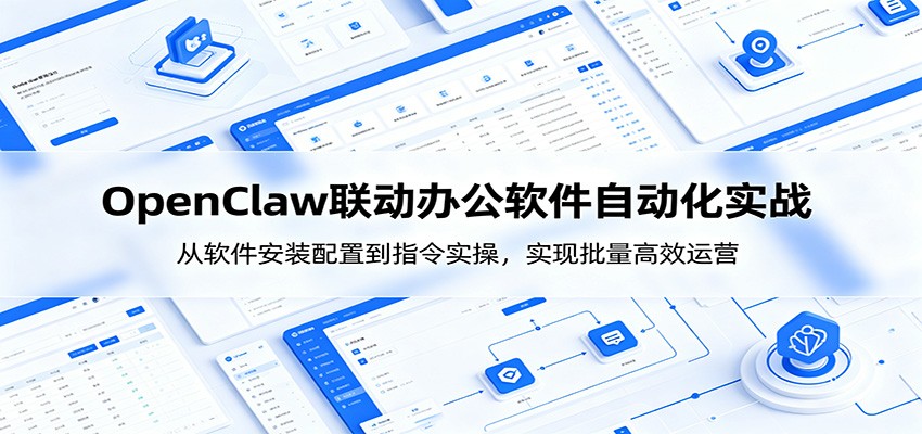 OpenClaw自动化实操课：从软件安装配置到指令实操，实现批量高效运营-海之城短剧项目