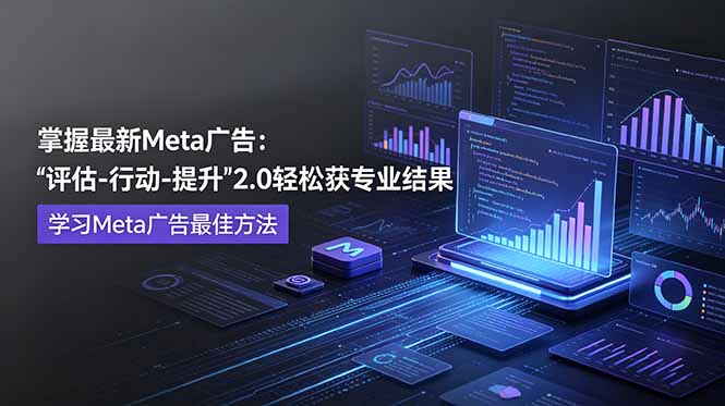 掌握最新的Meta广告，通过“评估-行动-提升”2.0版本轻松获得专业级结果。学习目前学习Meta广告的最佳方法-海之城短剧项目