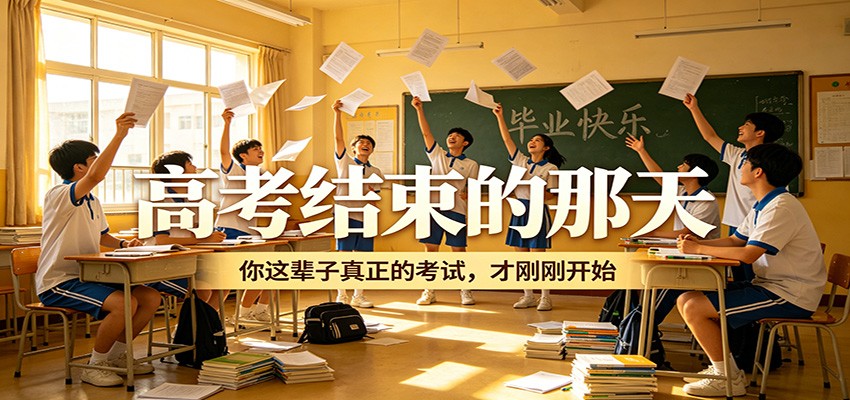 公众号付费文章《高考结束的那天，你这辈子真正的考试，才刚刚开始》-海之城短剧项目